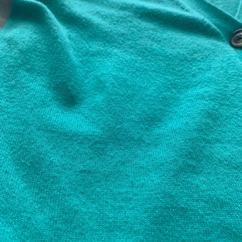 Gap Turquoise Long Sleeved Button Up Cardigan- M - Picture 8 of 10